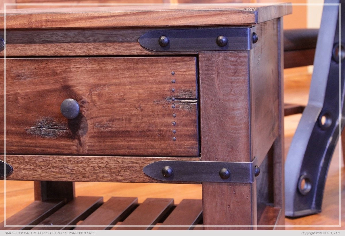 IFD Living Room Furniture Parota End Table 2 IFD Living Room Furniture Parota End Table