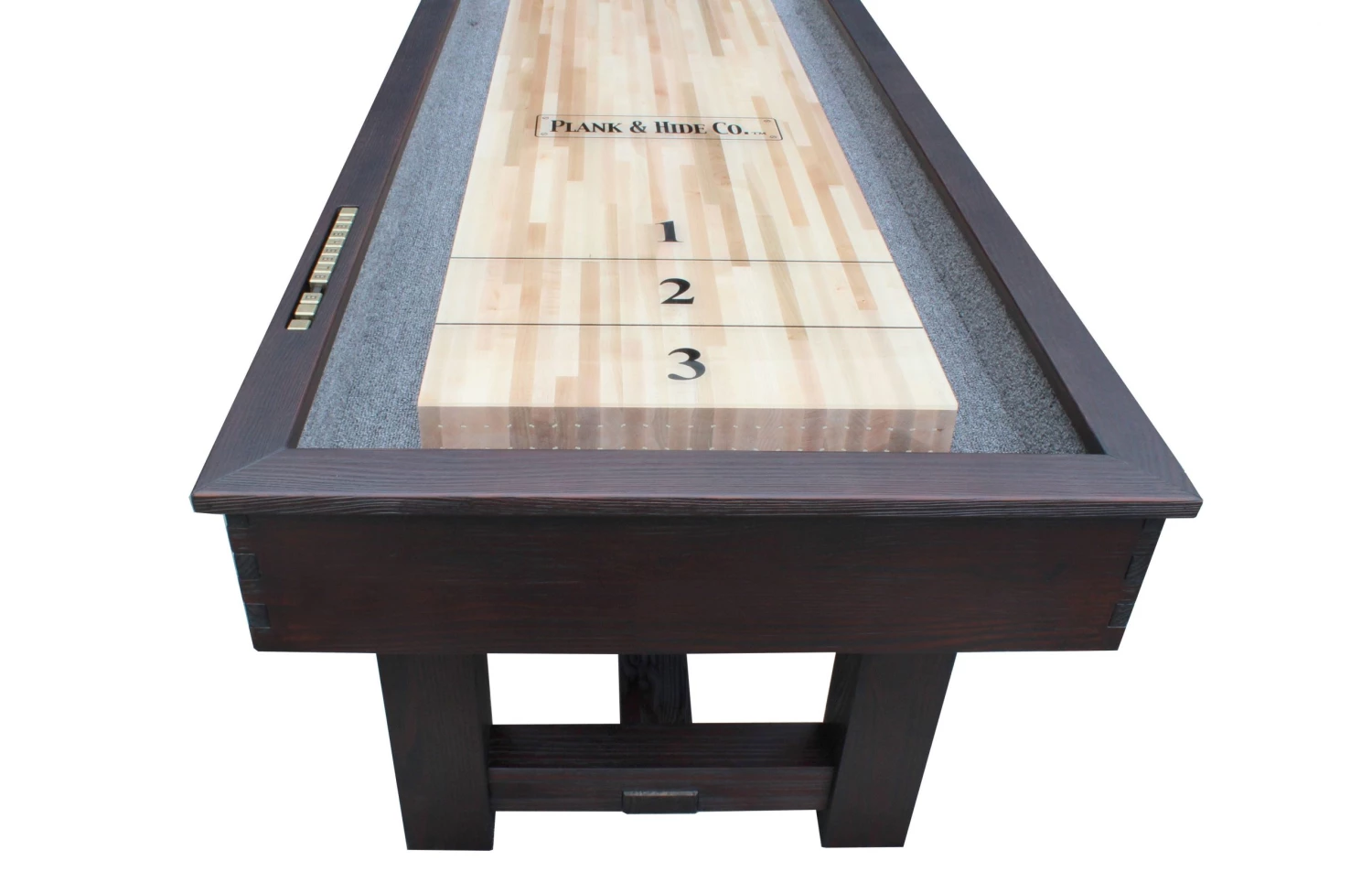 Plank And Hide 14' Hamilton Shuffleboard Game Tables 3 Plank And Hide 14' Hamilton Shuffleboard Game Tables