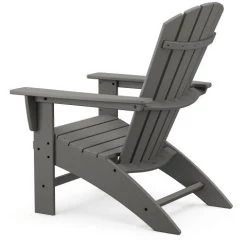 POLYWOOD Adirondack Chair - Slate Grey Seating Furniture