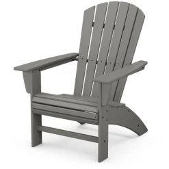 POLYWOOD Adirondack Chair - Slate Grey Seating Furniture