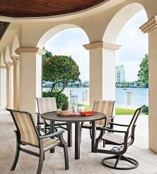 Telescope Casual St. Catherine Outdoor Dining Chair Patio Dining Furniture