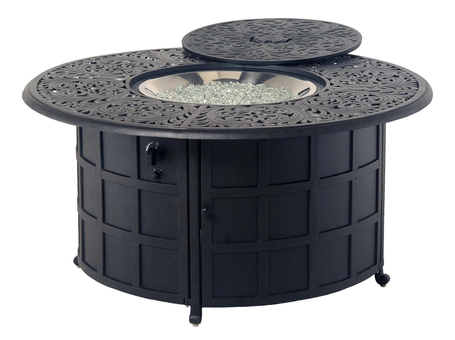 Hanamint Tuscany 48" Cast Aluminum Gas Fire Pit Fire Pits 2 Hanamint Tuscany 48" Cast Aluminum Gas Fire Pit Fire Pits