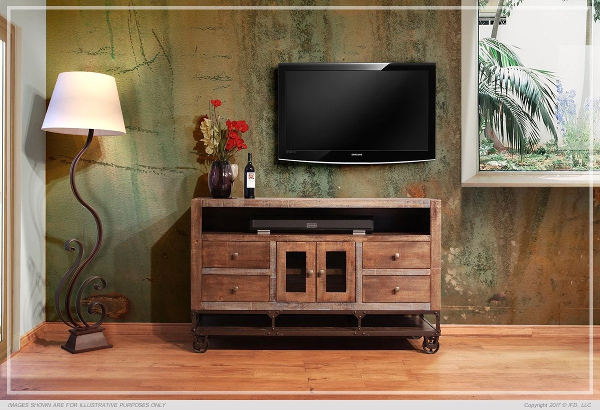 IFD Living Room Furniture Urban Gold TV Stand 1 IFD Living Room Furniture Urban Gold TV Stand