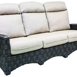 Patio Renaissance Seating Furniture Ventura High Back Wicker Sofa