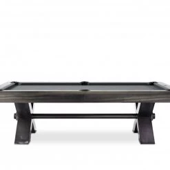 Plank And Hide 8' VOX STEEL POOL TABLE Indoor Living