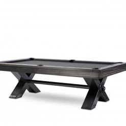 Plank And Hide 8' VOX STEEL POOL TABLE Indoor Living