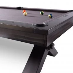 Plank And Hide 8' VOX STEEL POOL TABLE Indoor Living